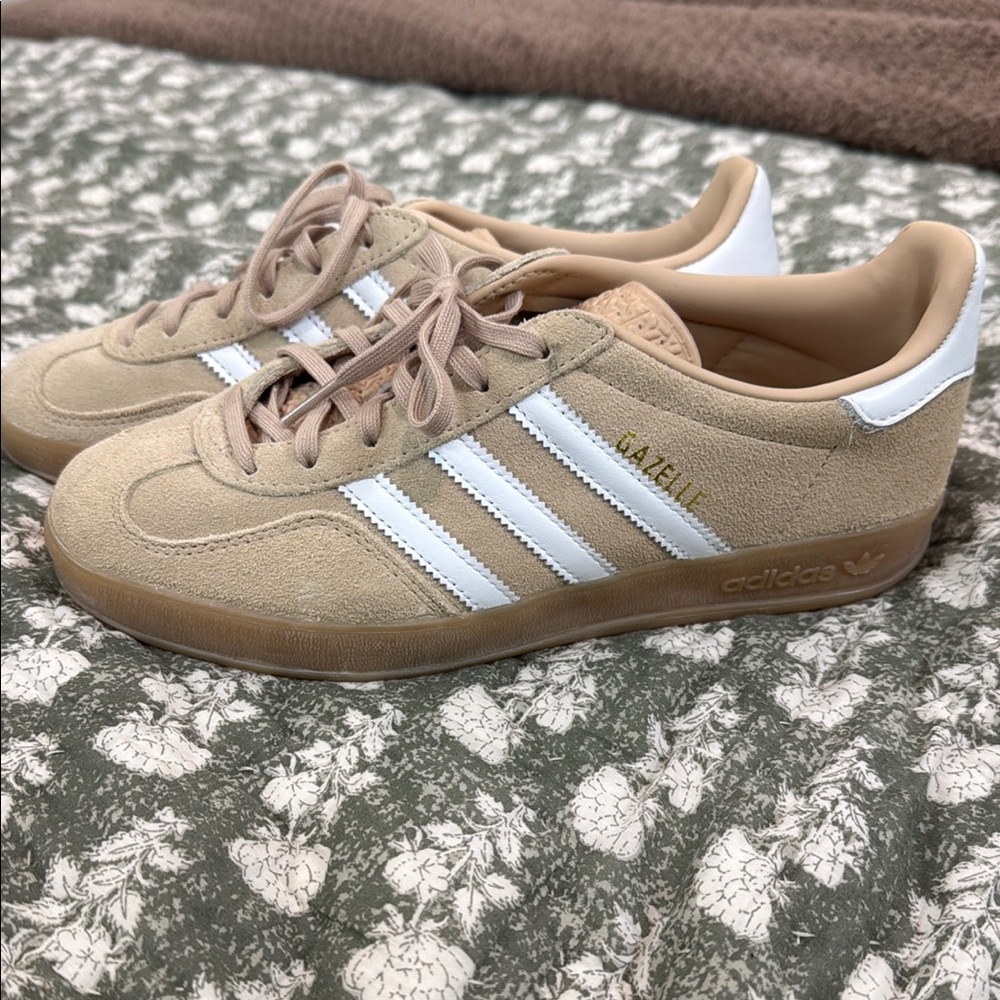 Adidas Women's Gazelle Tan Sneakers